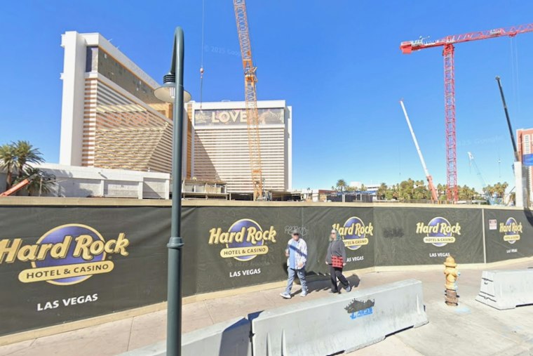 Vague Threat Empties Hard Rock Las Vegas Construction Site on the Strip