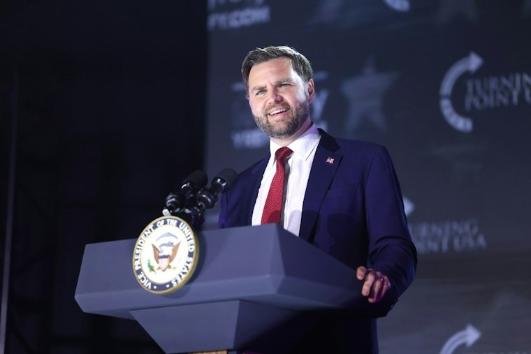 Vance Talks Iran Threats From Alaska as He Stumps for Sullivan in Tight Senate Race