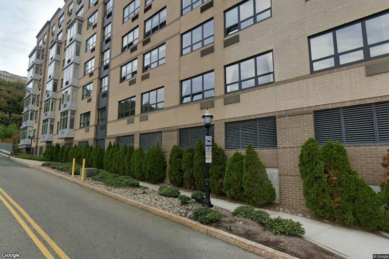 Weehawken's 282-Unit Waterfront Condo Towers Reveal Gold-Trimmed Glass Facades