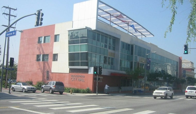 West Hollywood City Hall Maintenance Continues as Council Meets Nearby