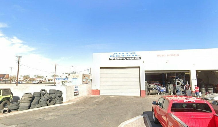 West Phoenix Auto Shop Fire Forces First-Alarm Response Near 75th and Indian School