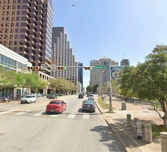 White Pickup Strikes Pedestrian Near Downtown Austin, Driver Still Missing