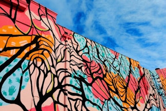 Whitehall Shopping Center Gets 3,800-Square-Foot Mural Honoring the Community