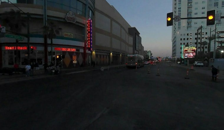 Windy Cold Front Slaps Las Vegas Strip Before Weekend Warmup