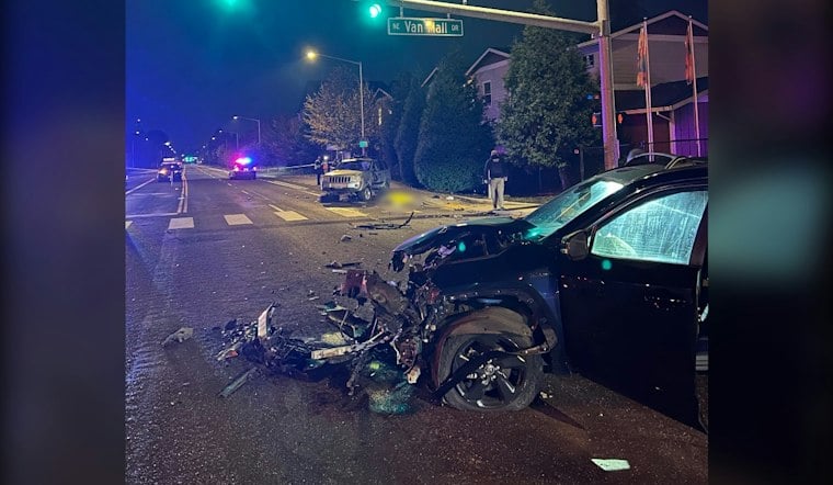 Woman Killed, Man Critical After Jeep Runs Red Light, Flips Into Crosswalk