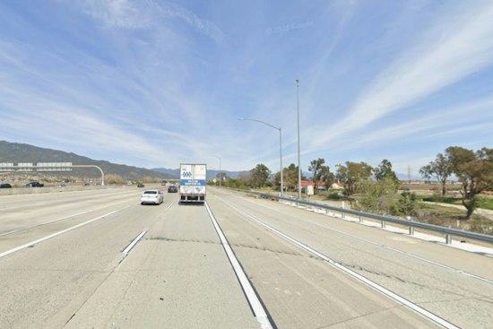 Wrong-Way Driver Plunges Into Fontana Flood Channel Off I-15, Suffers Major Injuries