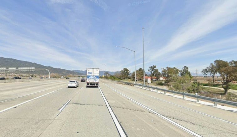Wrong-Way Driver Plunges Into Fontana Flood Channel Off I-15, Suffers Major Injuries