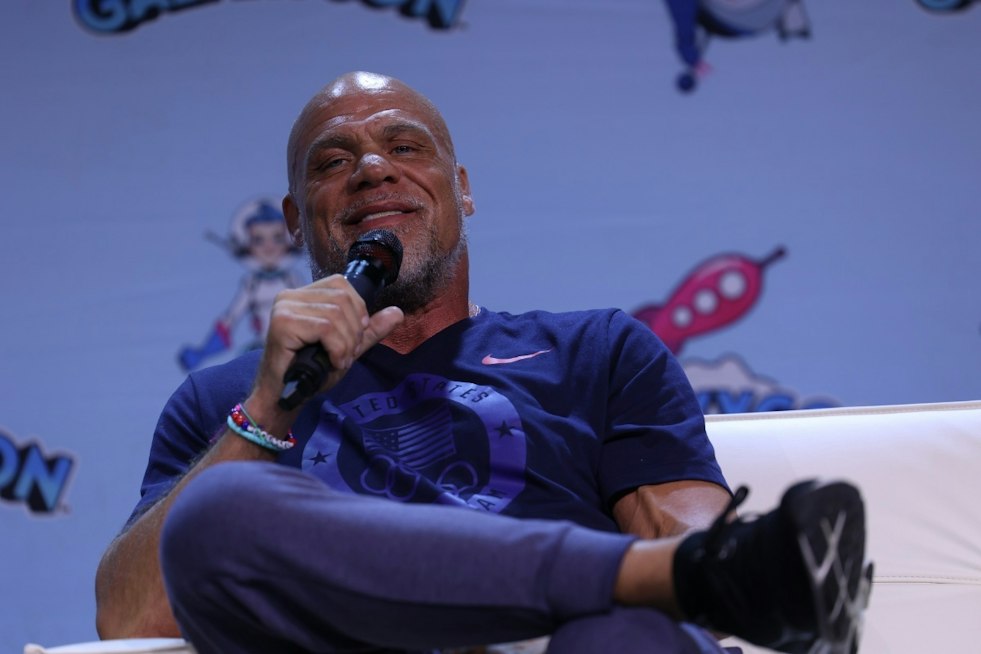 WWE Legend Kurt Angle Brings Olympic Gold and Body Slams to Livonia Toy Shop