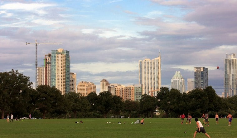 Zilker Park's 60th Holiday Tree Rises From a 131-Year-Old Moonlight Tower