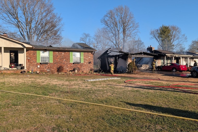 All-Hands Firefight As Large Blaze Erupts Off Wilkinson Pike