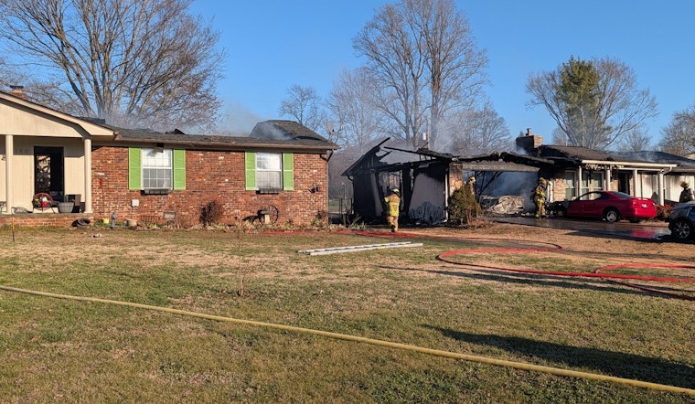 All-Hands Firefight As Large Blaze Erupts Off Wilkinson Pike