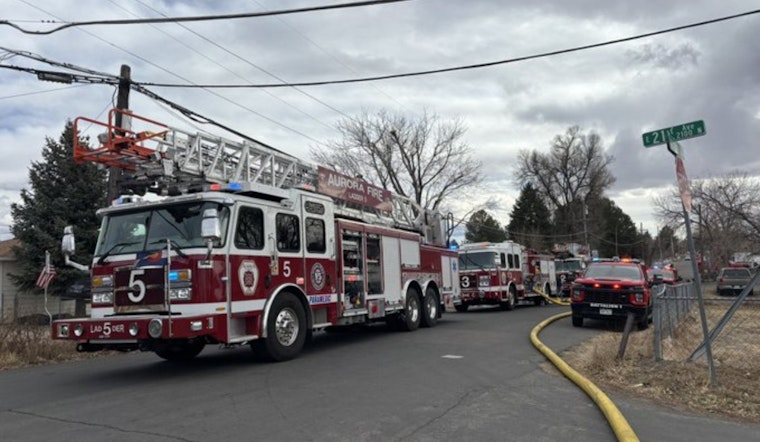 Aurora Block Choked by Thick Smoke as Fire Erupts Near 22nd and Altura