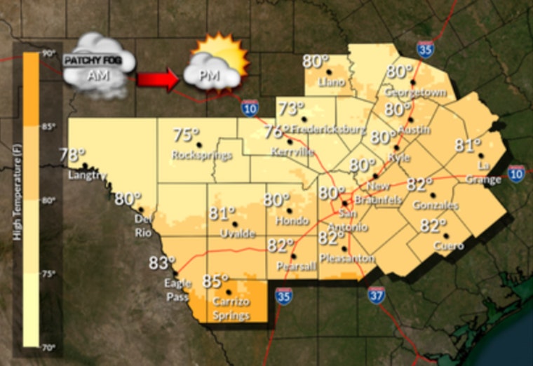 Austin Weather: Fog This Morning, Storms Possible Saturday