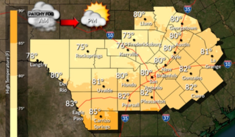 Austin Weather: Fog This Morning, Storms Possible Saturday