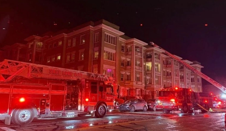 Avenues 'Working Fire' Chokes Traffic As Media Swarm Salt Lake City Block