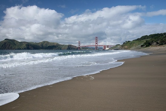 Baker Beach Rescue Drama As Exhausted Swimmer Plucked From Frigid Surf