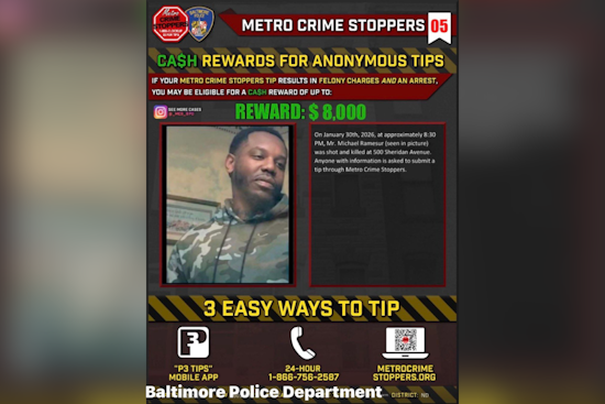 Baltimore Cops Plead For Clues After Sheridan Avenue Turns Deadly