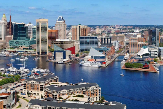 Baltimore Wakes To Slushy Shock As Winds Whip Harbor