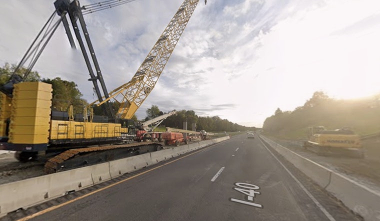 Bay Area Alert – I-40 Lane Closures Expected to Slow Davie County Commute on Feb. 13