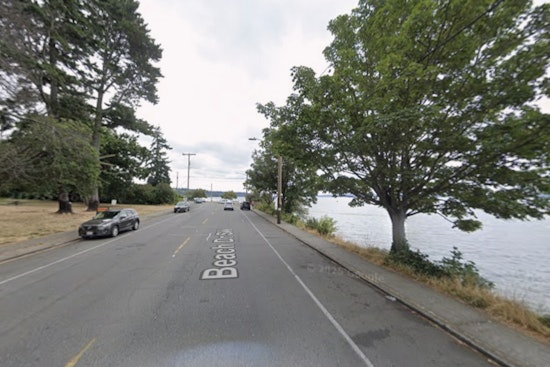 Beach Drive Hit-And-Run Suspect Ditches Pickup, Vanishes Into West Seattle Greenbelt
