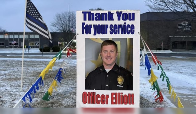 Beech Grove Says Goodbye To Fallen Hometown Officer Brian Elliott