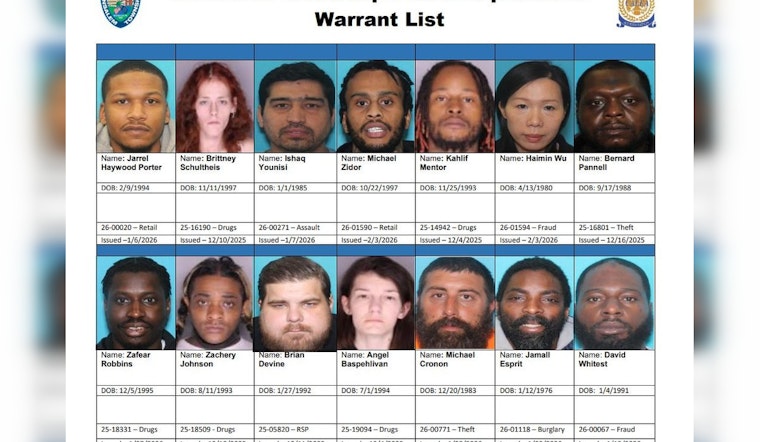 Bensalem Police Engage Community with Weekly Social Media Updates on Active Warrants