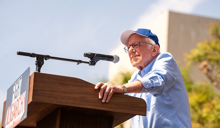 Bernie Sanders Hits Koreatown To Jump-Start California Billionaire Tax Fight