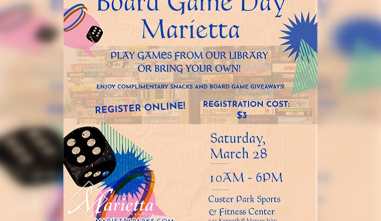 Board Game Bonanza Returns to Marietta at Custer Park on March 28