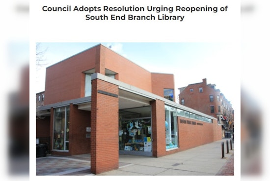 Boston City Council Pushes for Swift Reopening of South End Library, Honors Local Advocate Marleen Nienhuis