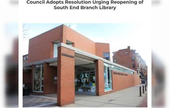 Boston City Council Pushes for Swift Reopening of South End Library, Honors Local Advocate Marleen Nienhuis