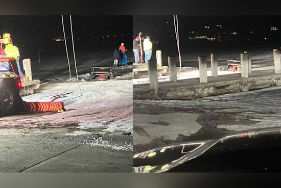 Bronco Bites It As Shoreline Ice Gives Way On Pewaukee Lake, Muskego Cops Warn