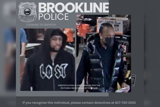 Brookline Police Seek Public Help to Identify Suspects in Alleged Fraud and Larceny Case Involving Stolen Credit Cards