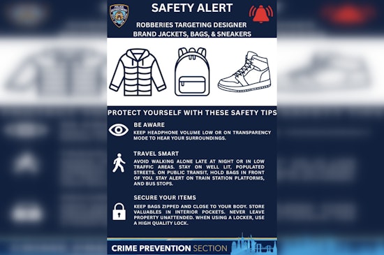 Brooklyn Thieves Zero In On Designer Jackets, Bags And Sneakers