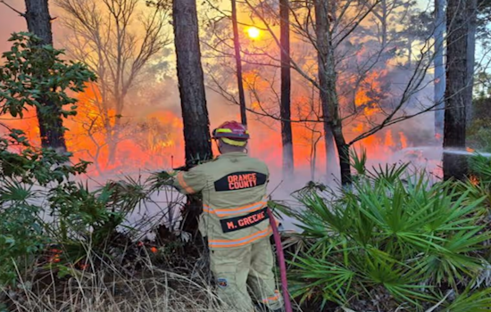 Brush Fire Near UCF Causes Traffic Delays on SR-408, All Lanes Reopened After Containment