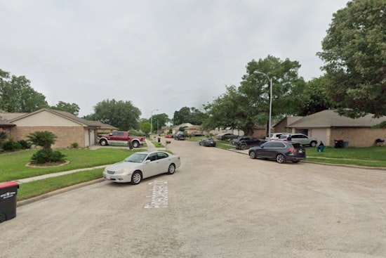 Bullet-Struck Car Slams Into Houston Garage, Driver Dies Near Veterans Memorial