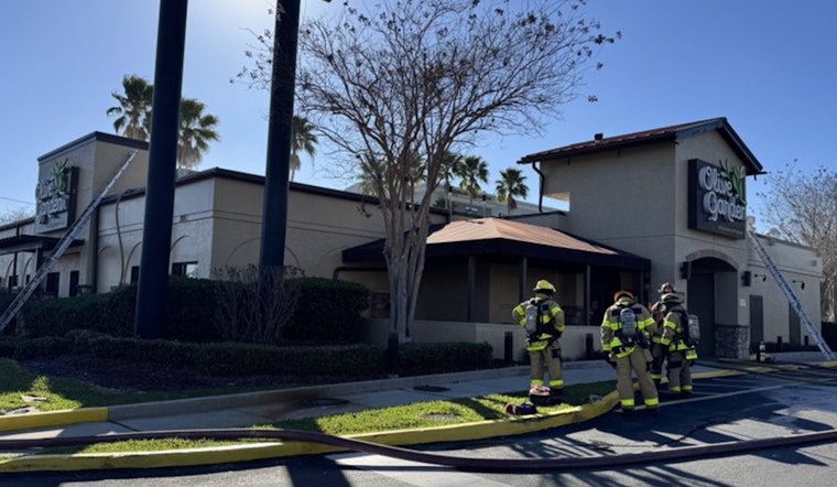 Busch Boulevard Chaos as Fire Erupts at Tampa Olive Garden
