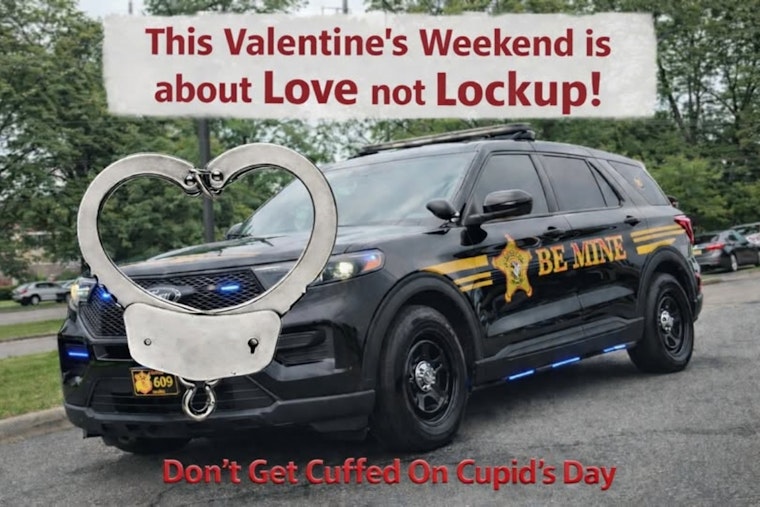 Butler County Sheriff's Office Spreads Valentine's Cheer with Humorous Reminder to Celebrate Responsibly
