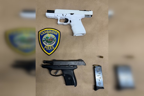 Cambridge Traffic Stop Leads to Arrest of Two Individuals for Illegal Firearms and Ammunition