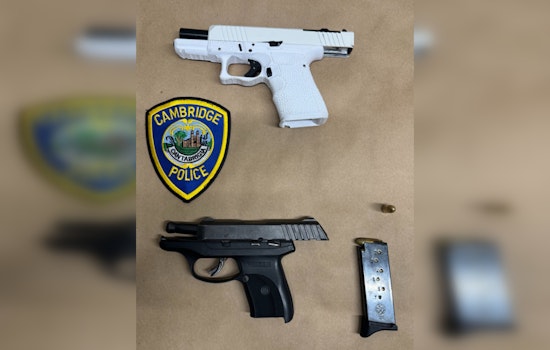 Cambridge Traffic Stop Leads to Arrest of Two Individuals for Illegal Firearms and Ammunition
