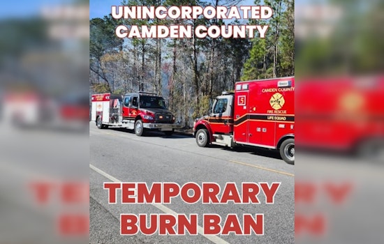 Camden County Imposes Temporary Burn Ban Amid Increased Wildfire Risks