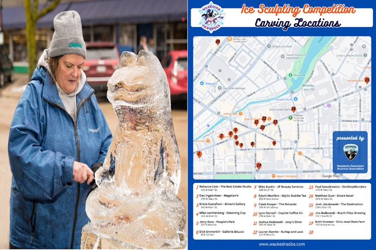Chainsaws and Chisels Take Over Waukesha in Ice Sculpting Showcase at JanBoree
