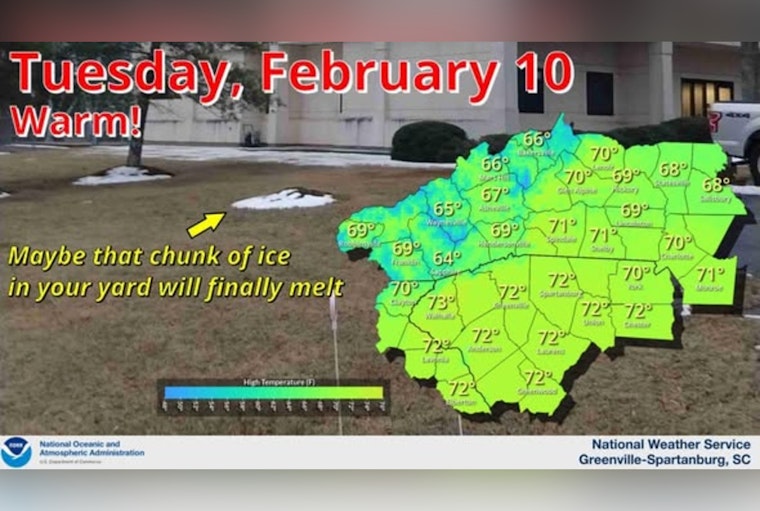 Charlotte Basks In Spring Tease Before Wet Weekend Moves In