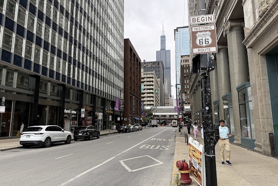 Chicago Plants Route 66 Start Sign At Navy Pier In Centennial Shakeup