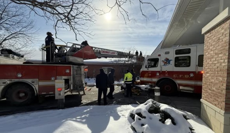 Cincinnati Construction Worker Rescued from St. Paul Apartments Roof, Injuries Non-Life-Threatening