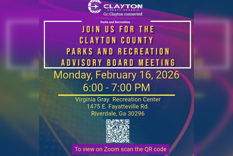 Clayton County Residents Invited to Shape Local Parks at Upcoming Advisory Board Meeting in Riverdale