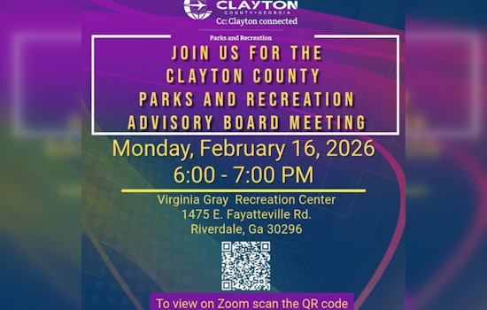 Clayton County Residents Invited to Shape Local Parks at Upcoming Advisory Board Meeting in Riverdale