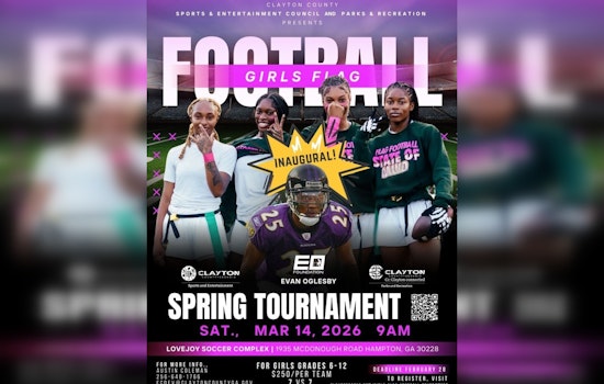 Clayton County to Host Girls Flag Football 7-on-7 Spring Tournament in Hampton
