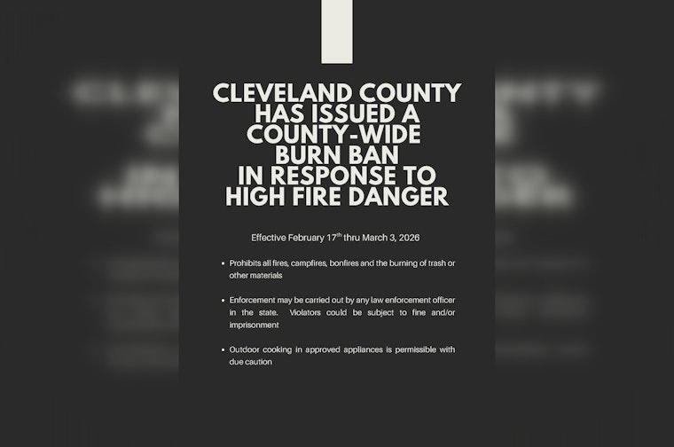 Cleveland County Issues Immediate Burn Ban for Norman and Surrounding Areas Until 2026