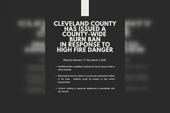 Cleveland County Issues Immediate Burn Ban for Norman and Surrounding Areas Until 2026