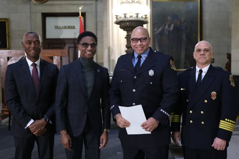 Cleveland Firefighter Honored with Meritorious Service Award for Role in Life-Saving Rescue